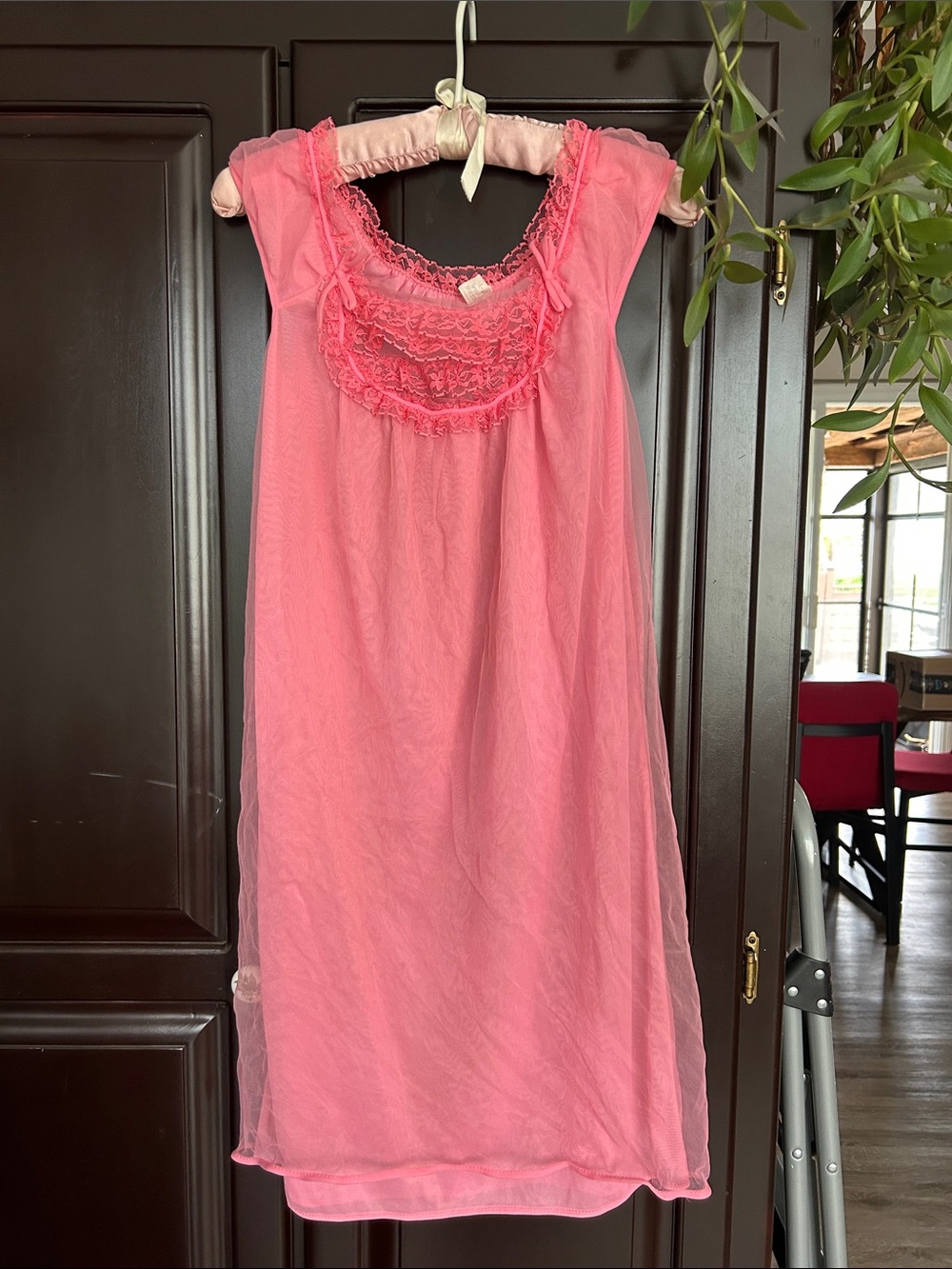 Pink Lace-Trim Nightgown - Women's Intimates Ex Small Dore Canada